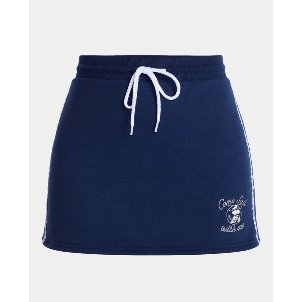 NEW Peanuts Snoopy Women's Blue Cove Graphic Skort, Size XXL (20) NWT